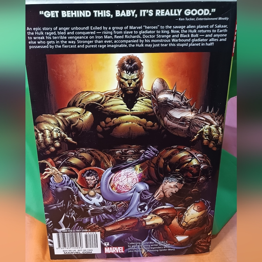 Marvel World War Hulk Soft Cover Book 2008. - Picture 2 of 4